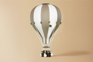 Dark Grey Hot Air Balloon - Size: L