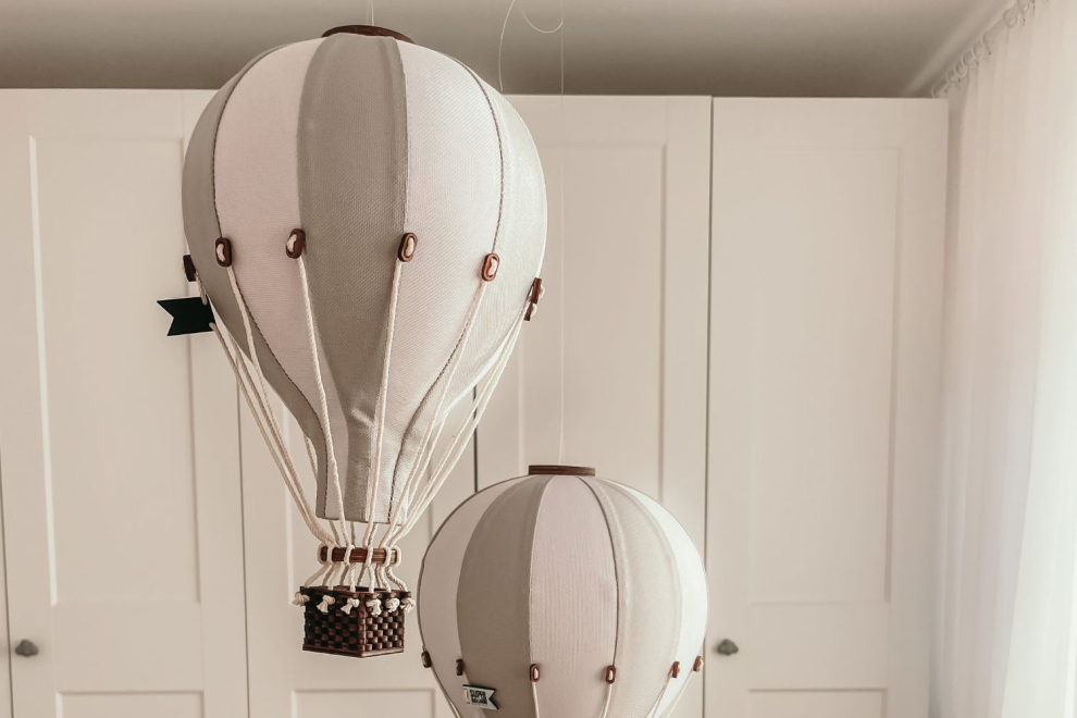 Globo aerostático Rosa Polvo - Tamaño: L