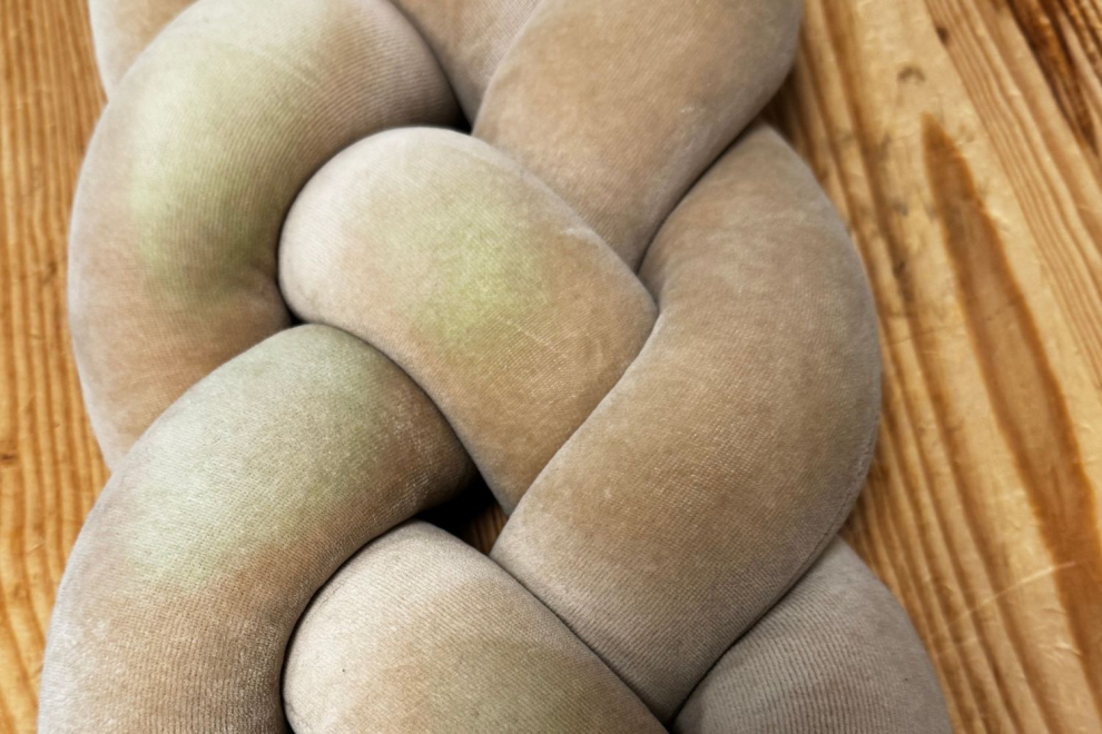 Paracolpi intrecciato 4 spighe - Grigio chiaro - 2M