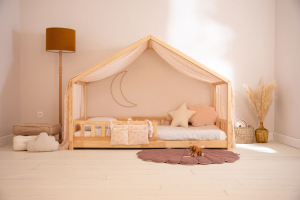 Bed Canopy - Mint- Model DK -140x360cm