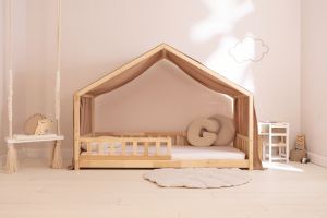 Hausbett-Himmel Camel Goldpunkte - Modell DK