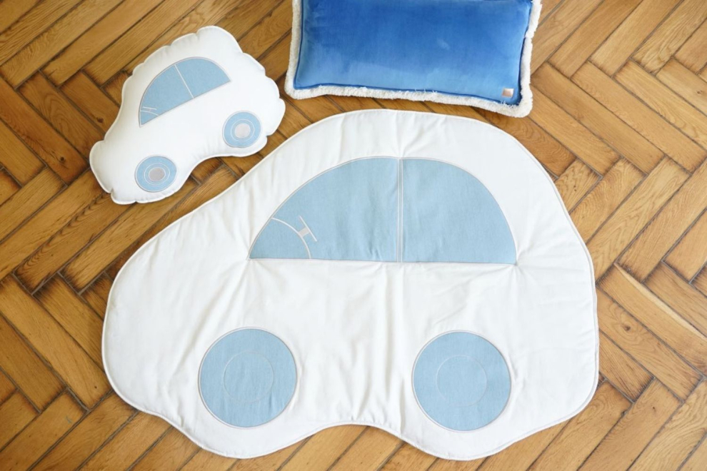 Tapis Voiture Bleu Denim