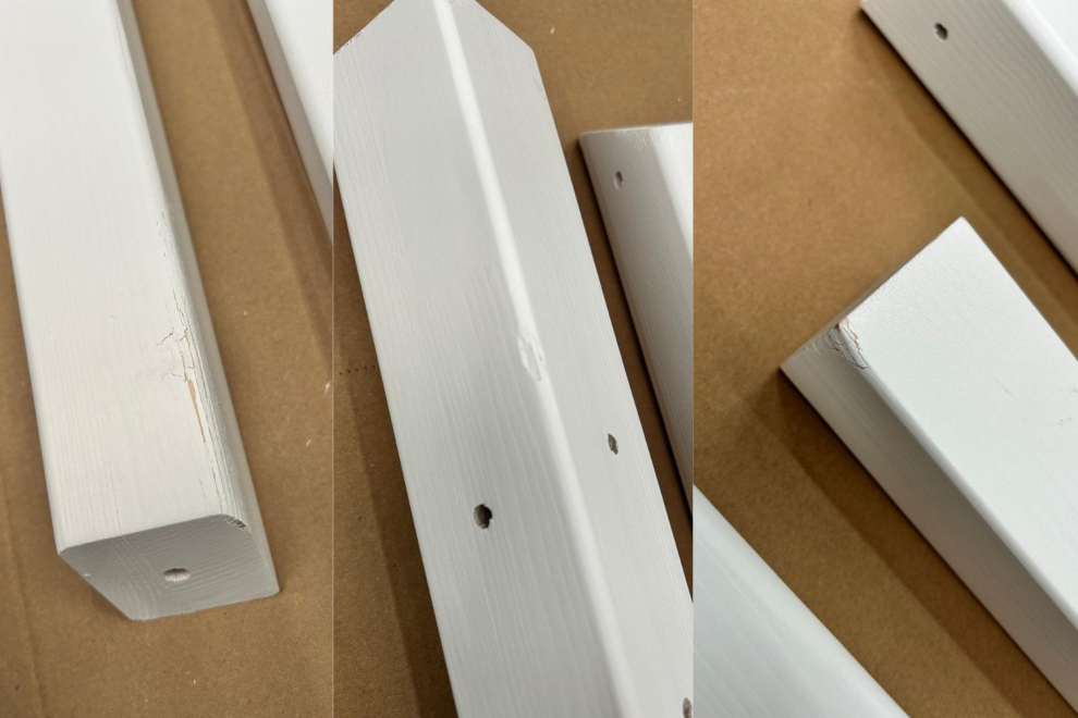 House Bed DB Premium 90x190cm - White - On the floor