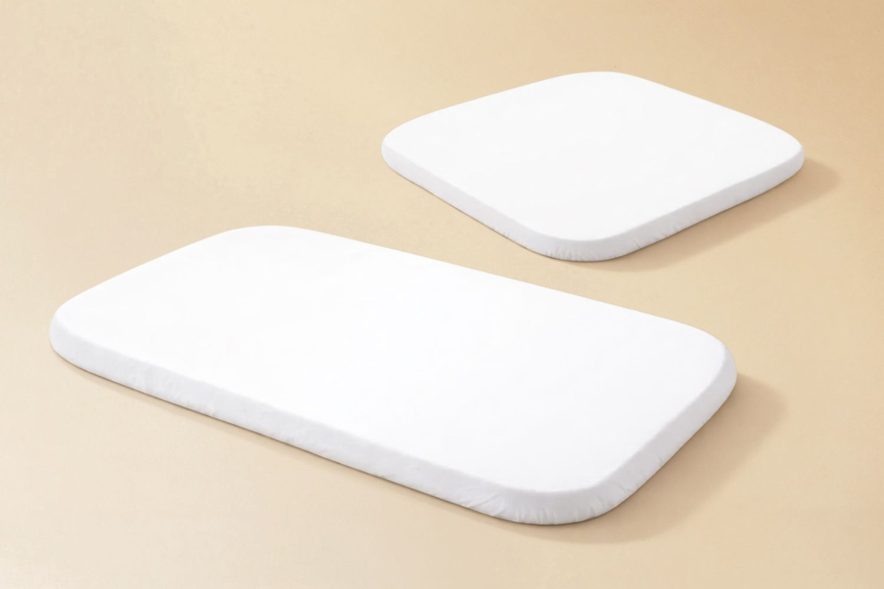 Ensemble de 2 Draps Housses Pour le Berceau Rectangle Évolutif 7 en 1