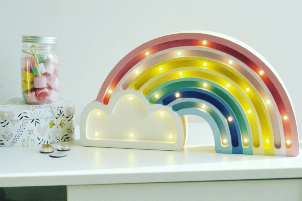 Lampe Arc en Ciel Avec Nuage