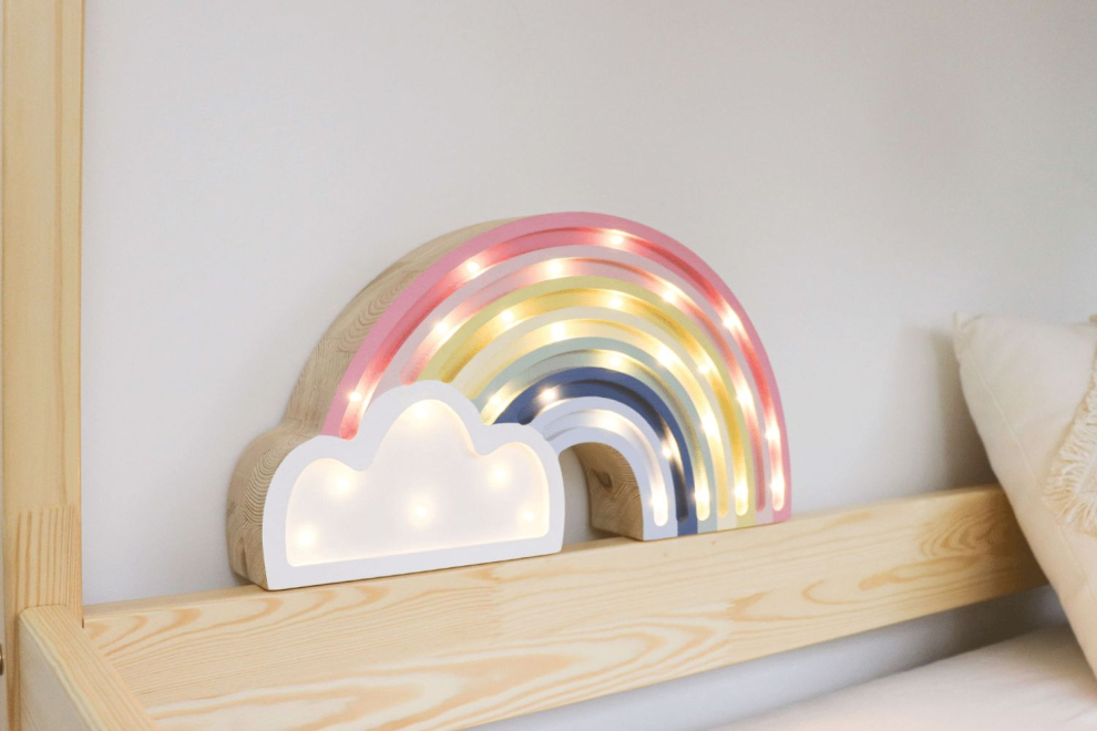 Lampe Arc en Ciel Avec Nuage