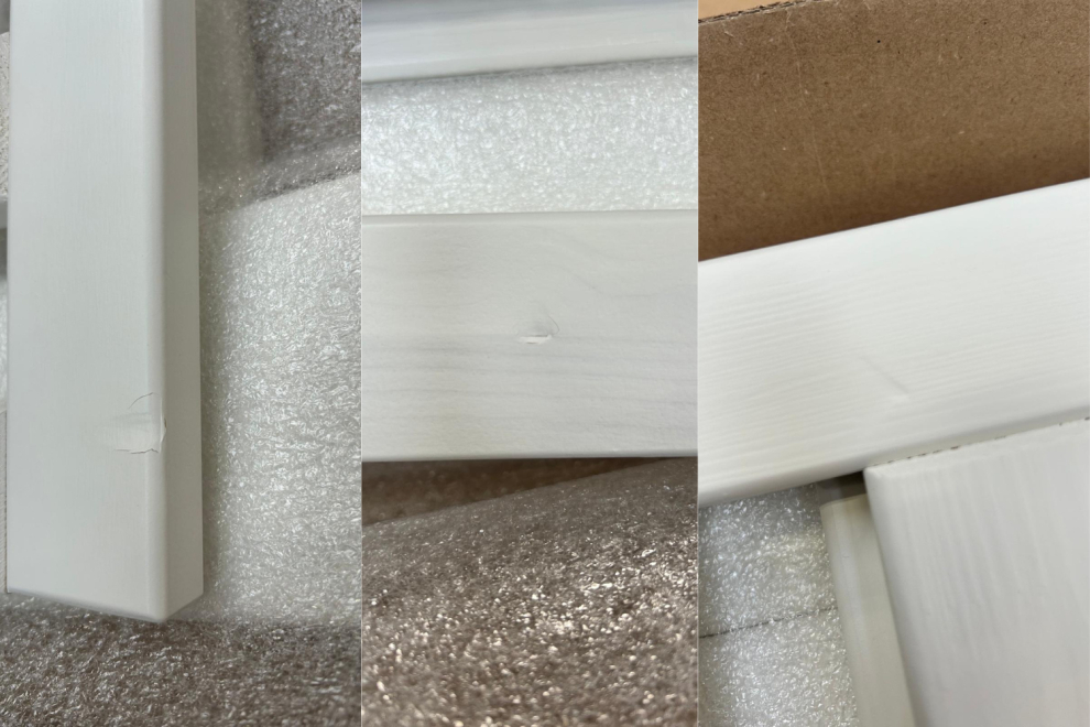 Cama Casinha L Premium 90x190cm - Branco - No chão