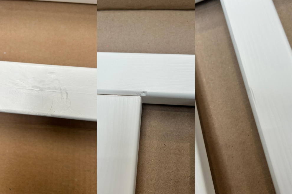 Lit Cabane L Premium 90X180cm - Blanc - 10cm