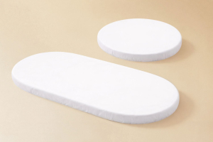 Ensemble de 2 Draps Housses Pour le Berceau Oval Évolutif 7 en 1