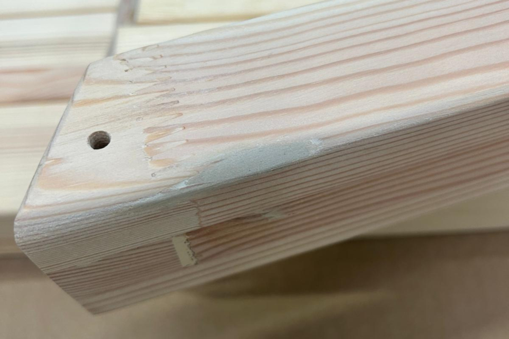 House Bed DWT 90x190cm - Natural wood - With 1 Trundle Bed