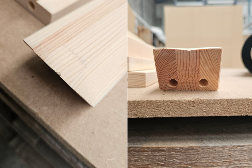 Hausbett DK 140x200cm - Naturholz