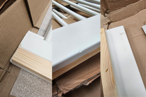 Cama Seúl 90x190cm - Blanco