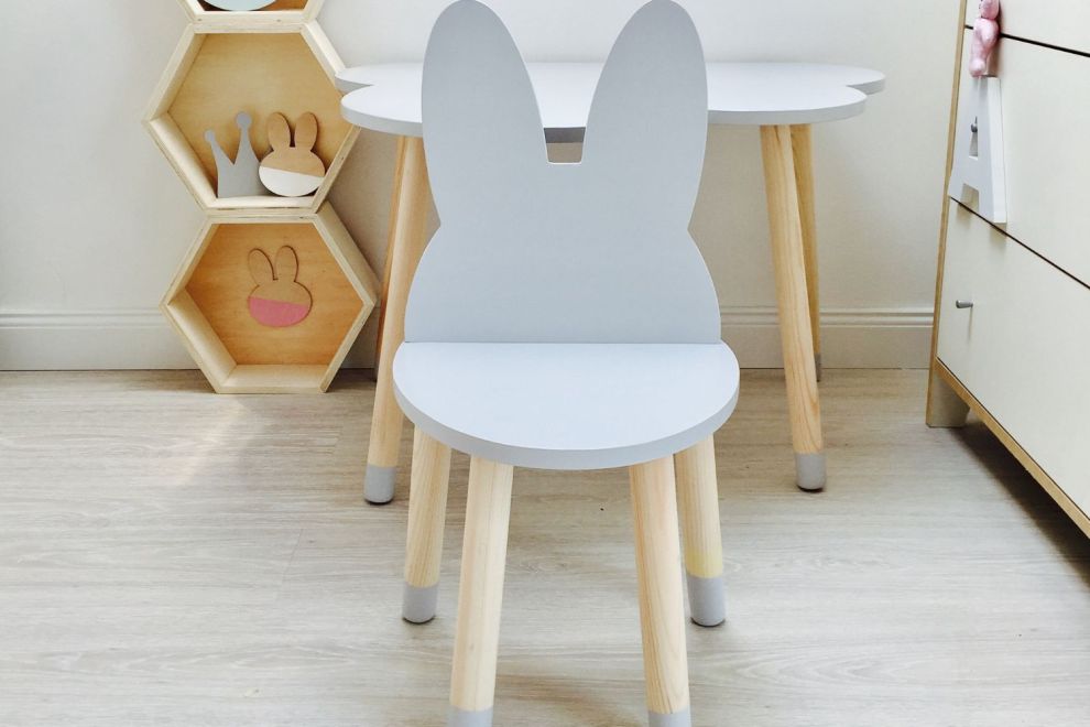 Chaise Lapin - Grise