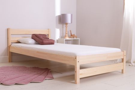 Letto Caracas Basic 90x190 - Legno - 20 cm da terra