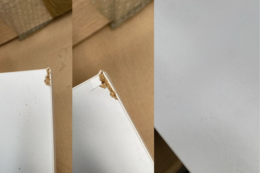 Home Shelf - Natural Wood and White