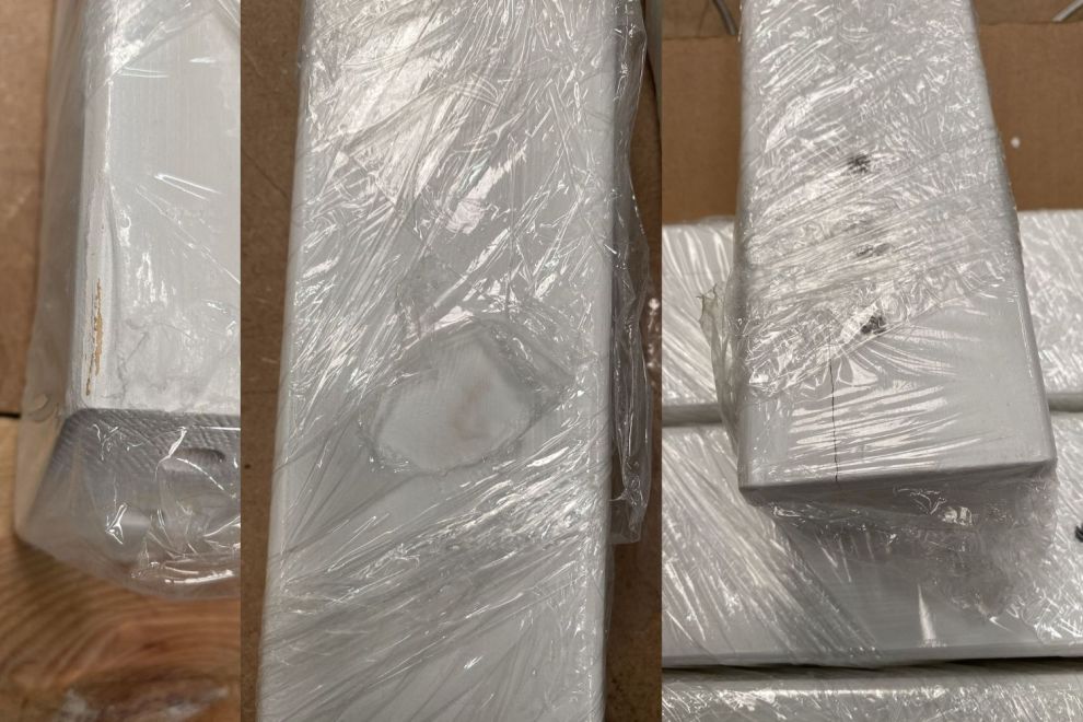 Lit Cabane C 80x160cm - Blanc - Au sol