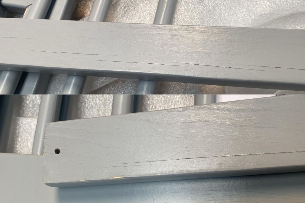 Letto Brasilia 80x180cm - Legno naturale - Entrata laterale - 20cm da terra