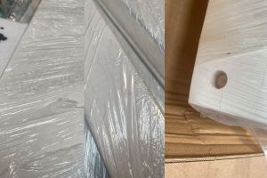 Lit Cabane DMT 90x180cm - Blanc - Avec 1 Tiroir Lit