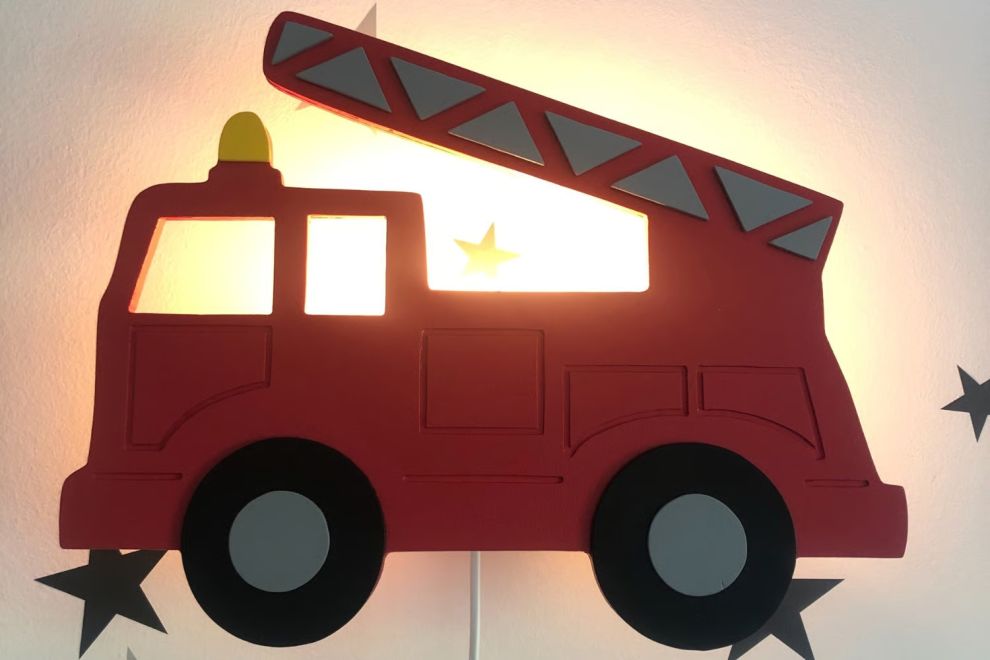 Fire Truck Lamp