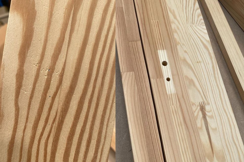 House Bed V 70x140cm - Natural Wood