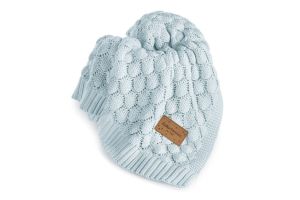 Manta Soft Bambú Azul