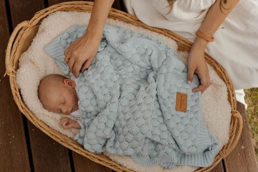 Coperta di Bambù Soft Blu Antico