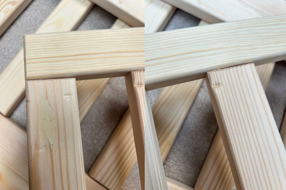 Letto a Capanna DBT 90x190cm - Legno Naturale - Con 1 Cassetto Contenitore