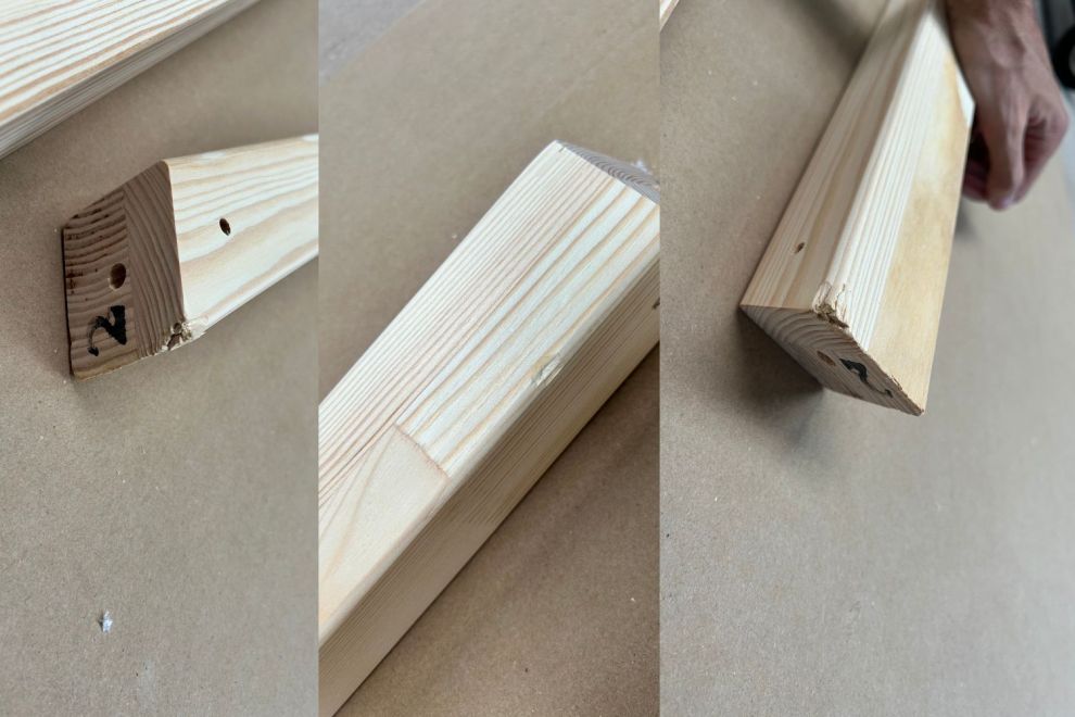 Letto a Capanna DBT 90x190cm - Legno Naturale - Con 1 Cassetto Contenitore