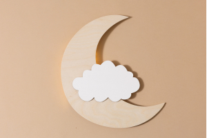 Lampe Croissant de Lune - Naturel