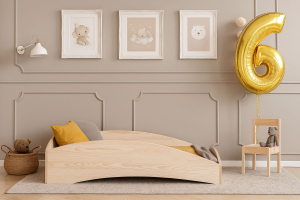 Lit Sofia 2023 90x200cm - Bois Naturel