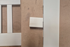 Letto a Capanna L Premium 90x190cm - Bianco - A terra