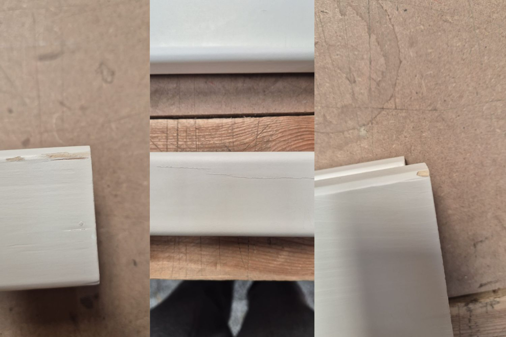 House Bed L Premium 90x190cm - White - On the floor