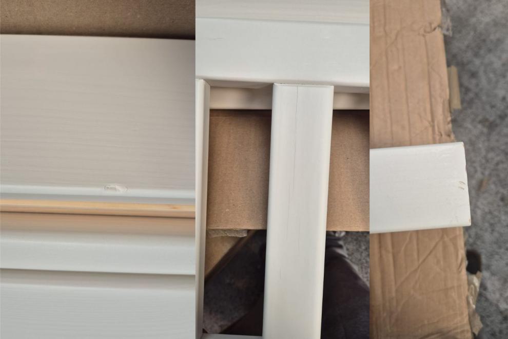 House Bed L Premium 90x190cm - White - On the floor