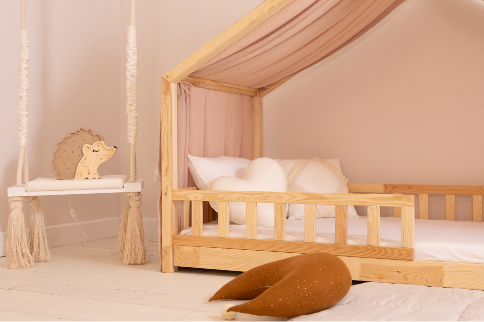 Véu de cama casinha Cacau - Modelo DK