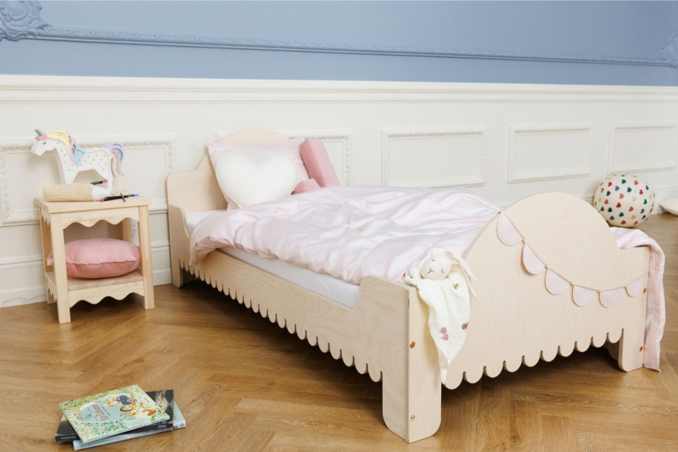 Sofia Bed 2023 90x190cm - Wood