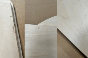 Lit Voiture 90x190cm - Bois Naturel