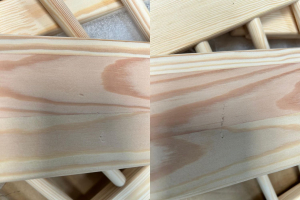 Hausbett DB Premium 70x140cm - Naturholz - Ebenerdig