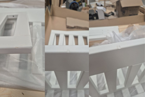 Cama Dakar Premium 90x190cm - Branco - Entrada Lateral e Central - 20cm