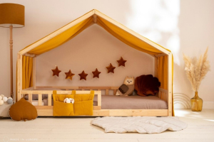 Toile de Lit Cabane Moutarde - Modèle DK