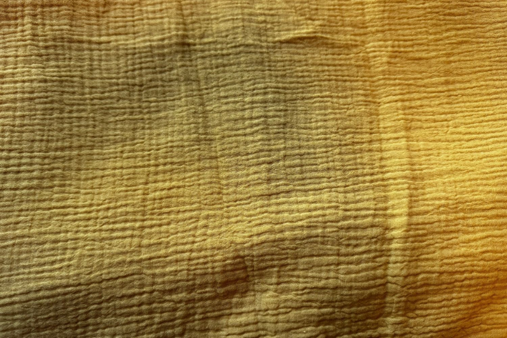 Véu de cama casinha Bege com pontos dourados - Modelo DK